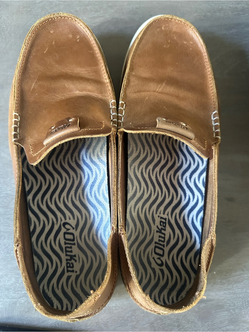OLUKAI Men’s ‘Kakaha’ Convertible Leather Slip-On Loafers Sz 10.5 - Picture 12 of 14